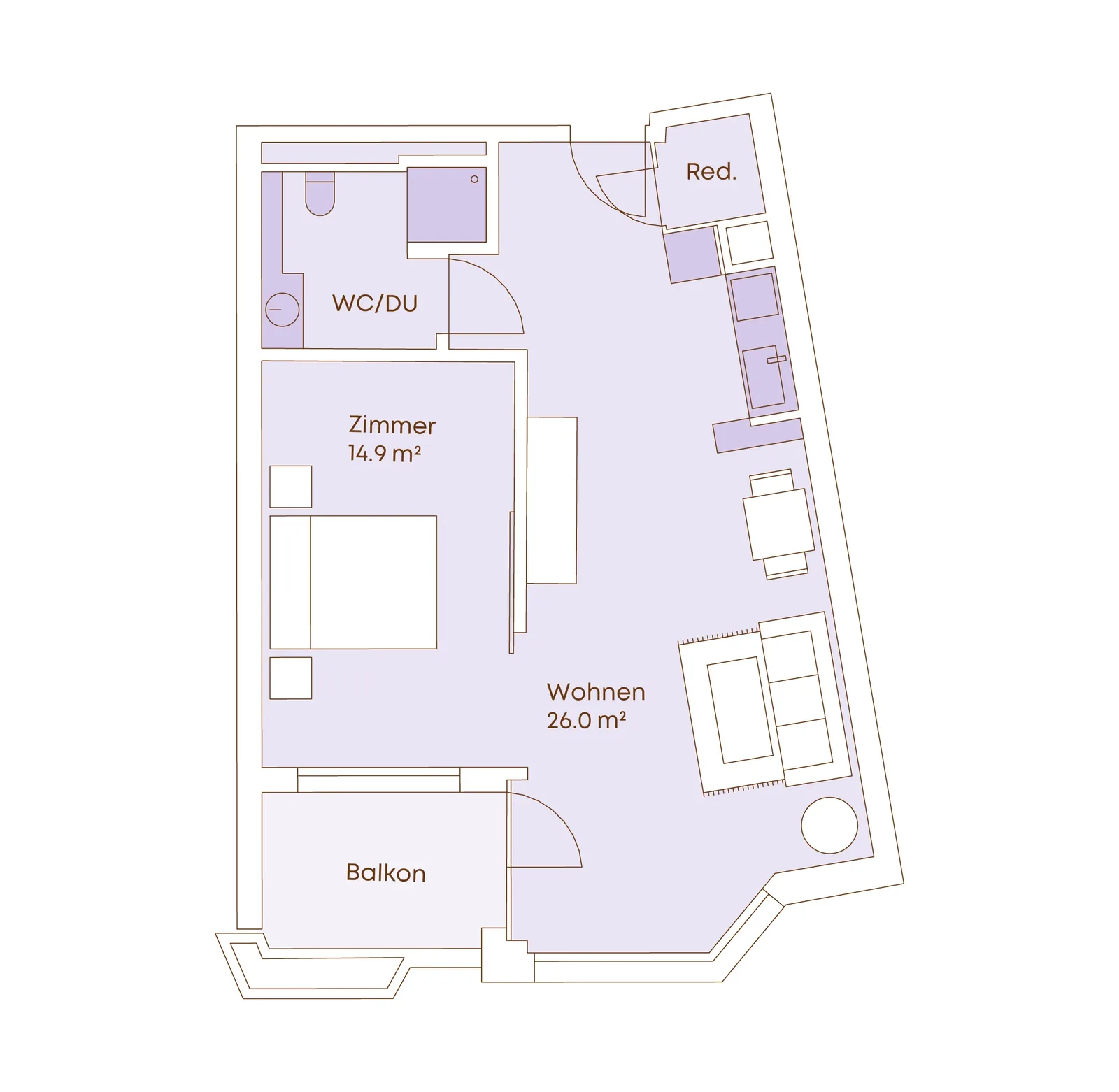 Icon 2½-Zimmer Typ-B